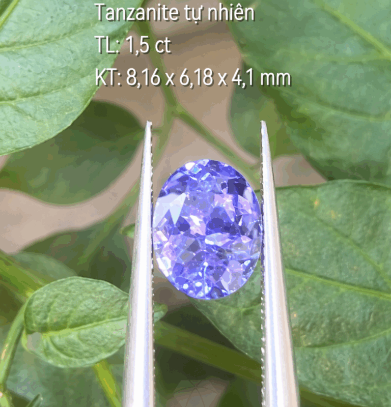 Tanzanite Xanh Lam TímTự Nhiên KG-10080.25