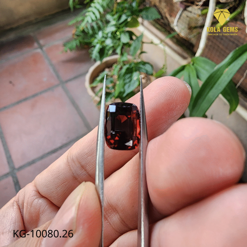 Spinel Đỏ Nâu Tự Nhiên KG-10080.26