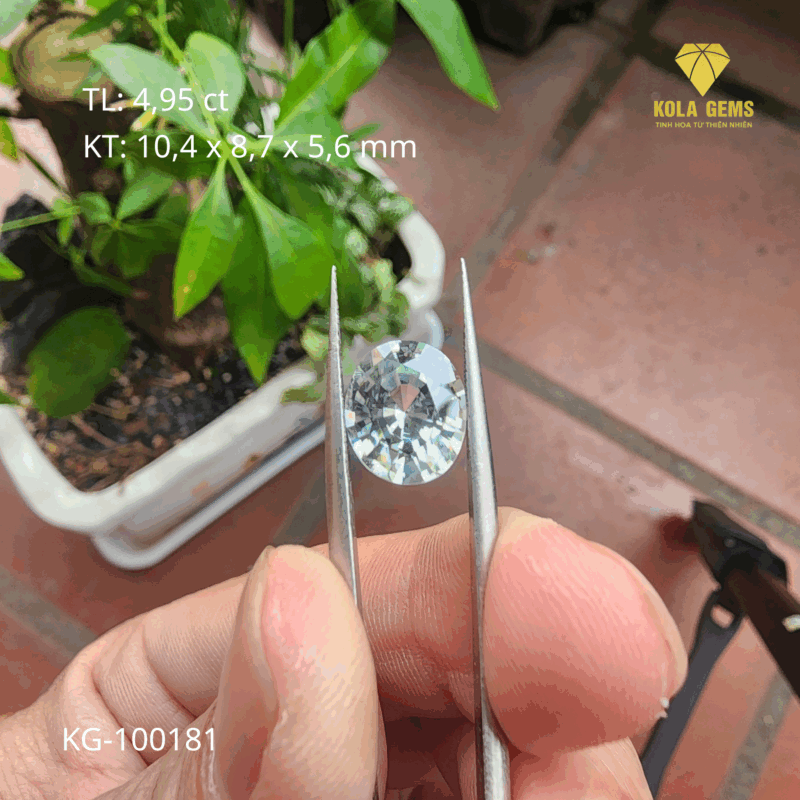 Zircon Trắng Tự Nhiên KG-100181