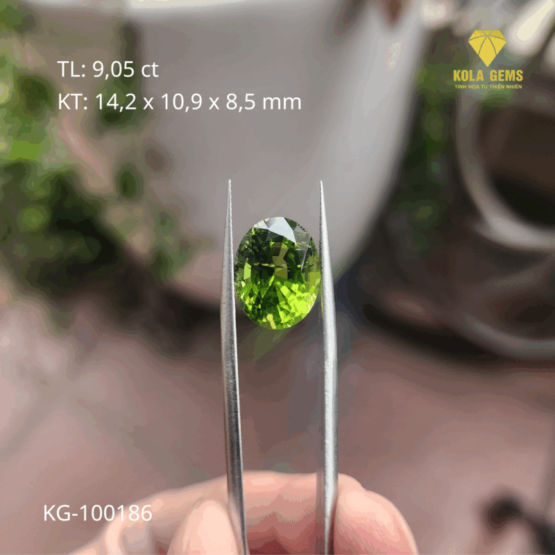 Peridot Xanh Chuối Tự Nhiên KG-100186