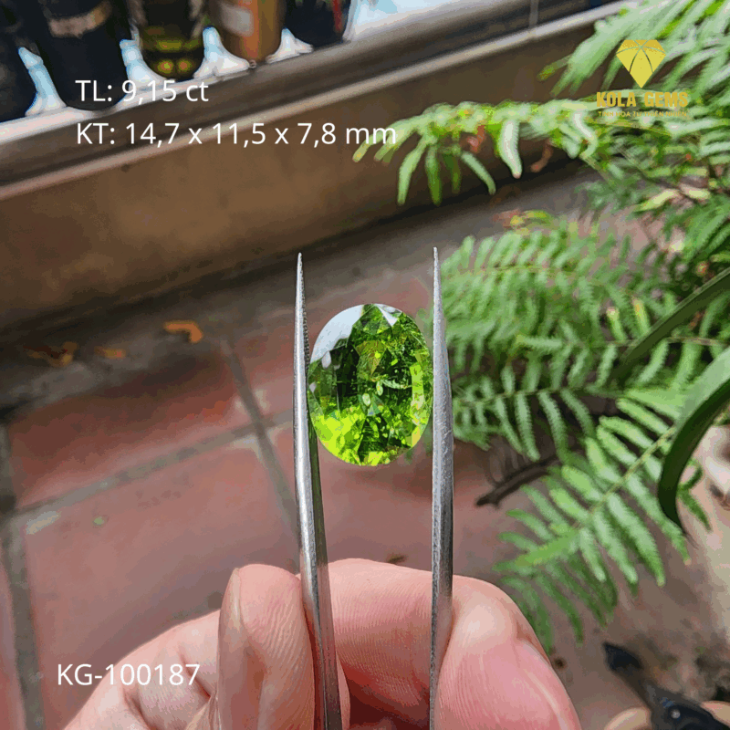 Peridot Xanh Chuối Tự Nhiên KG-100187
