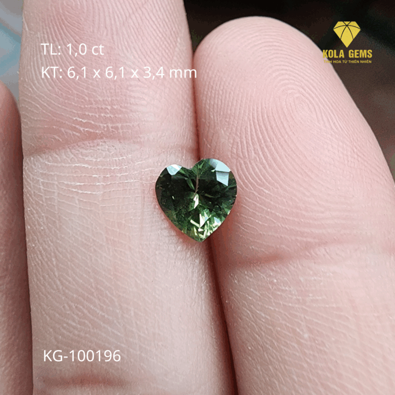 Sapphire Xanh Rêu Tự Nhiên KG-100196