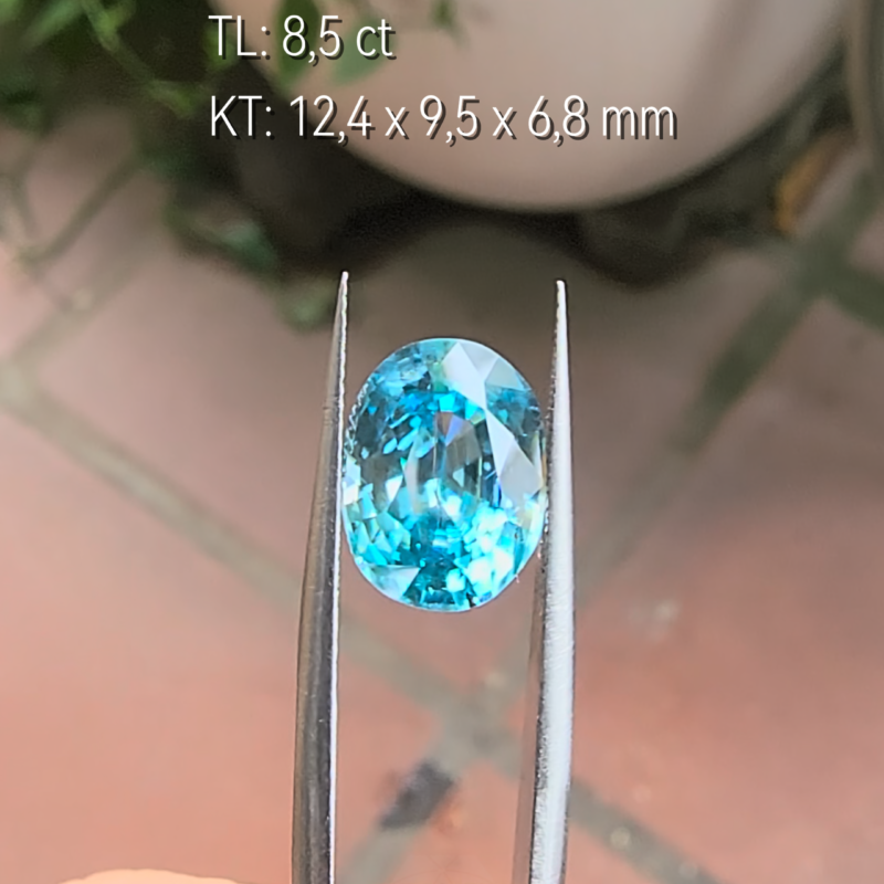 Zircon Xanh Dương Tự Nhiên KG-100182