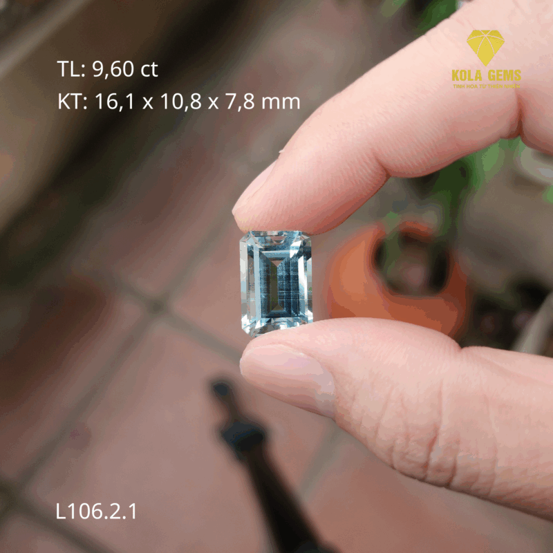 Aquamarine Xanh Lơ Tự Nhiên L106.2.1