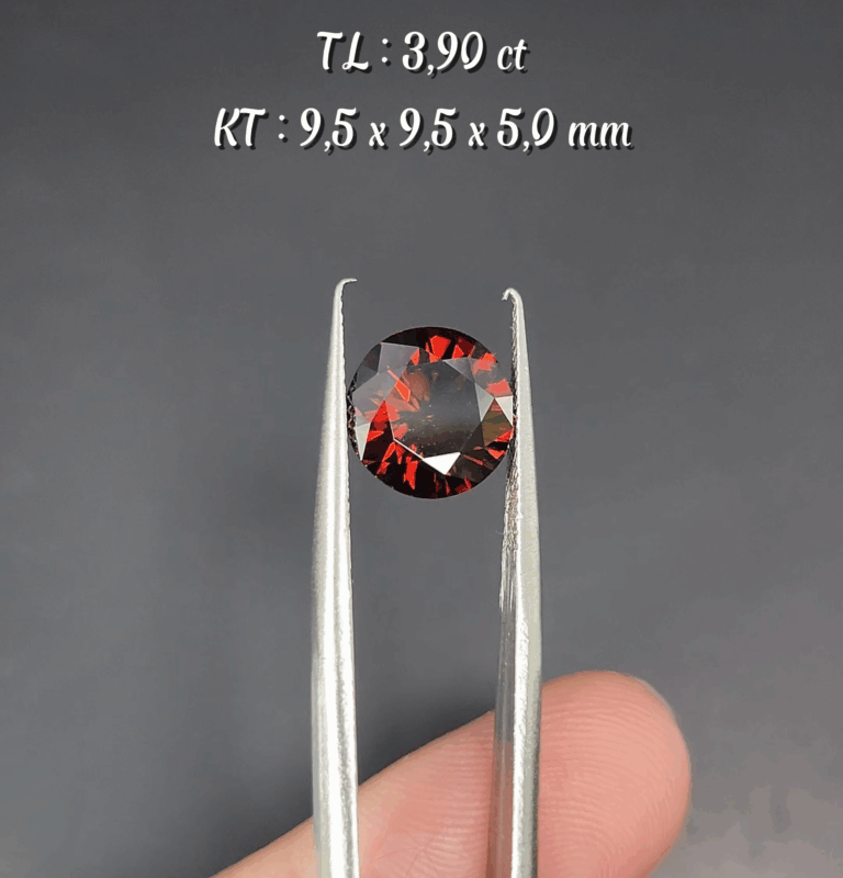 Zircon Nâu CamTự Nhiên KG-10095