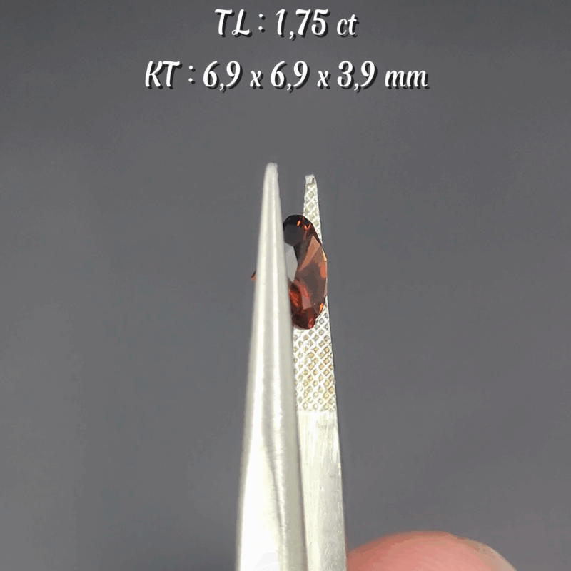 Zircon Nâu Cam Tự Nhiên KG-100107