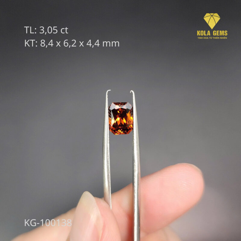 Zircon Nâu Cam Tự Nhiên KG-100138