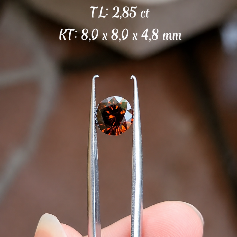 Zircon Nâu CamTự Nhiên KG-100104
